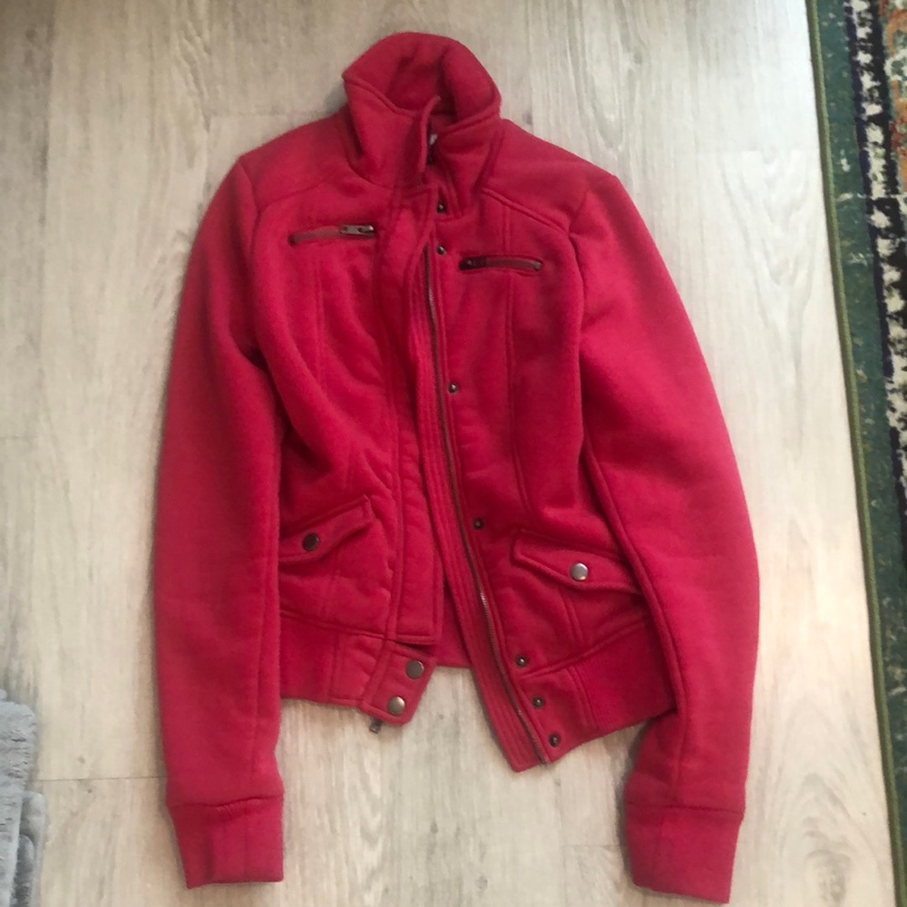 Pink cotton winter jacket